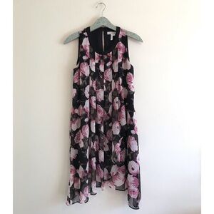 BCBGeneration | Asymmetrical Tiered Floral Dress